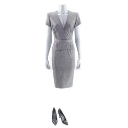 Lot #264 - Marvel's Agents of S.H.I.E.L.D. - AIDA's Gray Dress Suit with Snake Necklace