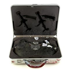 Lot #273 - Marvel's Agents of S.H.I.E.L.D. - Jeffrey Mace's Bloodied Patriot Briefcase with Armor Pi