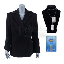 Lot #290 - Marvel's Agents of S.H.I.E.L.D. - General Hale's Overcoat, Key Card, and Dog Tags