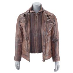 Lot #295 - Marvel's Agents of S.H.I.E.L.D. - Deke Shaw's Brown Leather Jacket