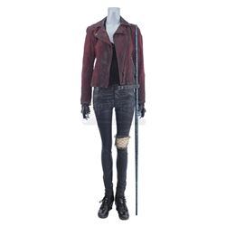 Lot #305 - Marvel's Agents of S.H.I.E.L.D. - Melinda May's Kree Fight Costume with Battle Staff