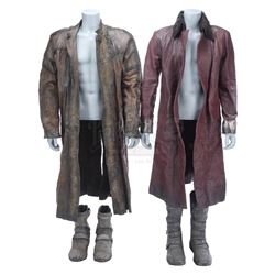 Lot #306 - Marvel's Agents of S.H.I.E.L.D. - Red Kree Coat and Brown Kree Trooper Coat with Boots