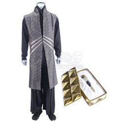 Lot #313 - Marvel's Agents of S.H.I.E.L.D. - Kasius' Costume with Gold-Colored Odium Box and Vial