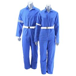 Lot #517 - Marvel's Agents of S.H.I.E.L.D. - One Male and One Female 1970s S.H.I.E.L.D. Jumpsuits