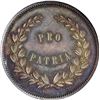 Image 4 : Circa 1859 Washington Pro Patria Medal. Baker-268. First Obverse. Silver. Prooflike