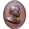Image 1 : United States. Mint Medal. Circa 1885 Grover Cleveland Indian Peace Medal. Julian IP-46. Bronzed Cop