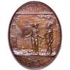 Image 2 : United States. Mint Medal. Circa 1885 Grover Cleveland Indian Peace Medal. Julian IP-46. Bronzed Cop