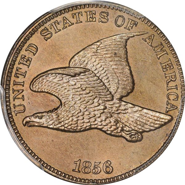 Flying Eagle 1¢. Snow-9. Proof-64 PCGS. CAC