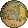 Image 3 : Flying Eagle 1¢. Snow-9. Proof-64 PCGS. CAC