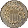 Image 1 : 1871 Shield 5¢. Proof-65 NGCv