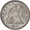 Image 1 : 1875-S 20¢. Date in Dentils, $ Mintmark Variety. MS-64 PCGS. OGH. CAC.v