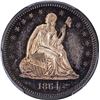 Image 1 : 1864 25¢. Proof-65 PCGS.