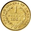 Image 2 : 1853-O Gold $1. MS-61 NGC.