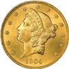 Image 1 : 1904 Gold $20. MS-65 NGC