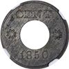 Image 2 : 1850 Pattern 1¢. Judd-119, Pollock-134. Rarity-Low R6. Billon. Plain Edge. Perforated Center. Proof-