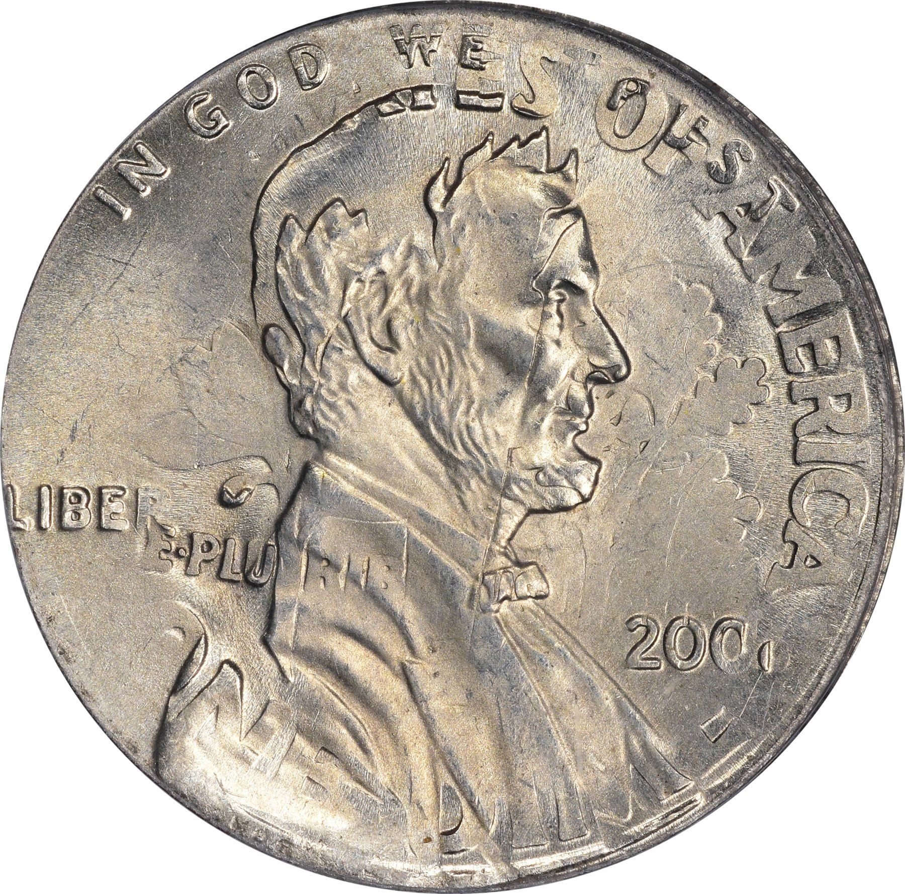 2006 1 Mint Error Double Denomination Lincoln Cent On Struck Roosevelt Dime MS 64 RD PCGS 