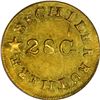 Image 1 : Undated (1834-1837) C. Bechtler Gold $1. Kagin-4. Rarity-4. 28: G: Centered, Reversed N. Plain Edge.