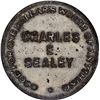 Image 2 : Alaska. Latouche Island. Undated (circa 1905-1910) Charles E. Sealey $1 Good-For Token. Silvered Bro