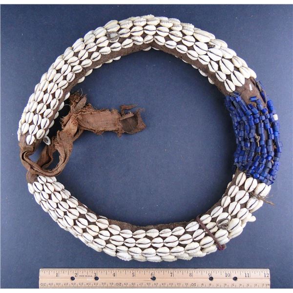 Two Cowry-Covered Items