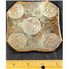Image 1 : Rare Sweden Plate Money 1/2 Daler 1721