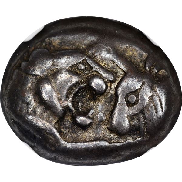 Lydia. Croesus or Later. Circa 561 BC Silver Half Stater / Siglos. Choice VF * NGC.