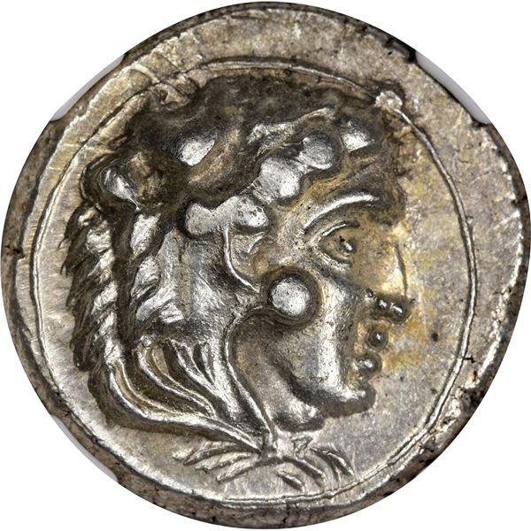 Kingdom of Macedon. Alexander III, the Great. 336-323 BC Silver Tetradrachm. Lifetime Eastern Imitat