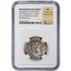 Image 3 : Kingdom of Macedon. Alexander III, the Great. 336-323 BC Silver Tetradrachm. Posthumous. AU NGC.
