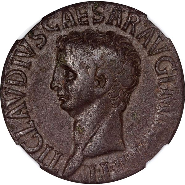 Rome. Empire. Claudius. AD 41-54 Bronze As. Choice VF NGC.