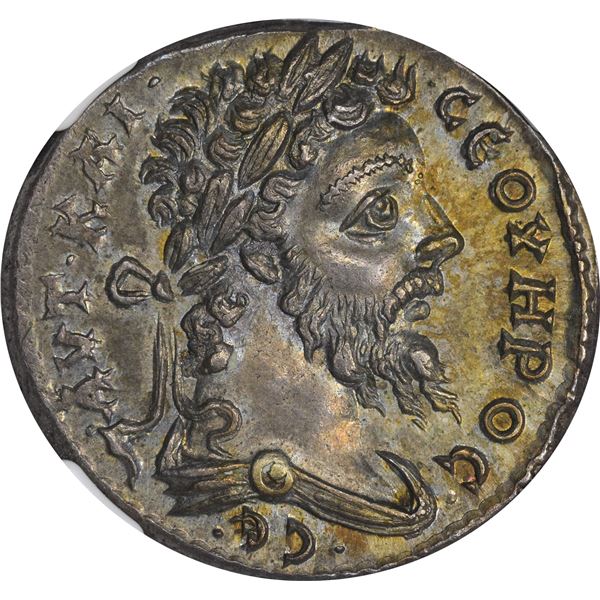 Rome. Laodicea, Syria. Septimus Severus. AD 193-211 Billon Tetradrachm. Choice AU* NGC.