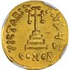 Image 2 : Byzantine Empire. Constans II & Constantine IV. AD 654-668 Gold Solidus. Mint State NGC.