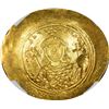 Image 1 : Byzantine Empire. Constantine IX. AD 1042-1055 Gold Histamenom Nomisma. Mint State NGC.