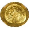 Image 2 : Byzantine Empire. Constantine IX. AD 1042-1055 Gold Histamenom Nomisma. Mint State NGC.