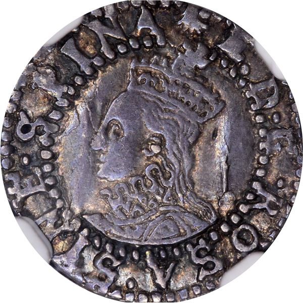 Great Britain. England. Elizabeth I. Circa 1584-1586 Silver Penny. London Mint. S-2580. EF-45 NGC.