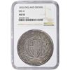 Image 3 : Great Britain. Commonwealth. Oliver Cromwell Issue. 1652 Crown. ESC-4. Sun Mintmark. AU-55 NGC.