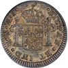 Image 2 : Mexico. Colonial. 1772-MO FM Half Real. Mexico City Mint. Carlos III. KM-69.2. Inverted FM and Mintm