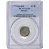 Image 3 : Mexico. Colonial. 1772-MO FM Half Real. Mexico City Mint. Carlos III. KM-69.2. Inverted FM and Mintm