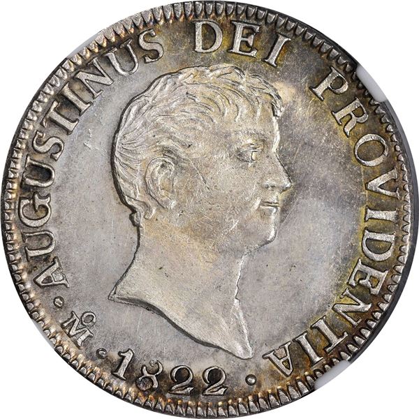 Mexico. Empire of Iturbide. 1822-JM 2 Reales. Mexico City Mint. KM-303. Silver. MS-63 NGC.