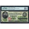 Image 1 : Fr. 16b  $1  1862  Legal Tender  PMG Choice Very Fine 35 EPQ