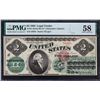 Image 1 : Fr. 41  $2  1862  Legal Tender  PMG Choice About Unc  58