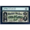 Image 1 : Fr. 63a  $5  1863  Legal Tender  PMG Fine 12 Net  restorations
