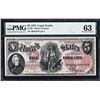 Image 1 : FR. 68  $5  1875  Legal Tender  PMG Choice Uncirculated 63