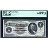 Image 1 : STUNNING MORGAN DOLLAR BACK NOTE                                        Fr. 263  $5  1886  Silver Ce