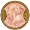 Image 1 : Silvered Three Cents AYER'S CATHARTIC PILLS HB-6, EP-32a, S-3, Reed AC03LA. Three Cents. AYER'S CATH