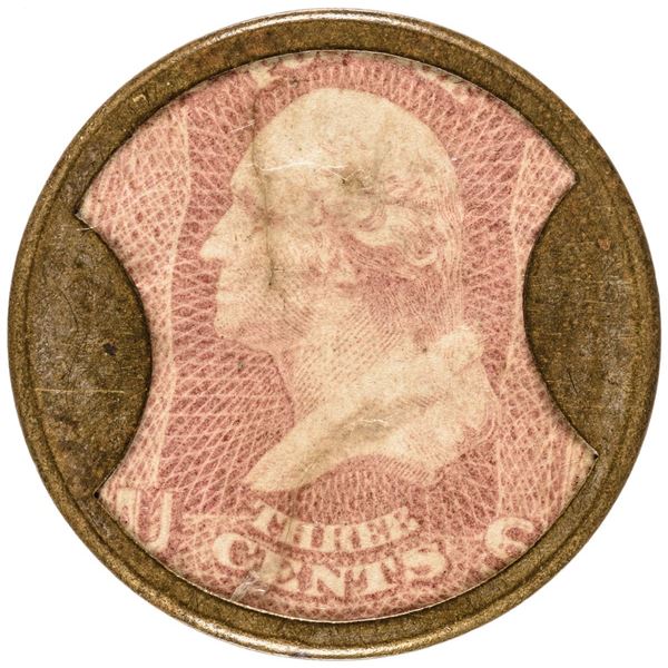 HB-30, EP-34a, S-15, Reed AS03MD. Three Cents. AYER’S SARSAPARILLA. Medium “AYER'S,” Original Silver