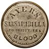 Image 2 : HB-30, EP-34a, S-15, Reed AS03MD. Three Cents. AYER’S SARSAPARILLA. Medium “AYER'S,” Original Silver