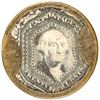 Image 1 : HB-138, EP-168, S-99a, Reed-JG24RB. Twenty-Four Cents. J. GAULT. RIBBED FRAME Type. Choice Extremely