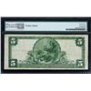 Image 2 : Beverly Hills, California  -  $5  1902 Plain Back  Fr. 606  The First National Bank  Ch. # 11461  PM