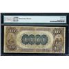 Image 2 : San Francisco, California  -  $10  1882 Brown Back  Fr. 484  The First National Bank  Ch. # 1741  PM