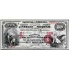 Image 1 : Boston, Massachusetts  -  $10  1875  Fr. 417  The National Exchange Bank  Ch. # 529  Very Fine with