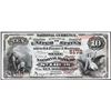 Image 1 : Saint Louis, Missouri  -  $10  1882  Brown Back  Fr. 490  The State National Bank of St. Louis  Ch.